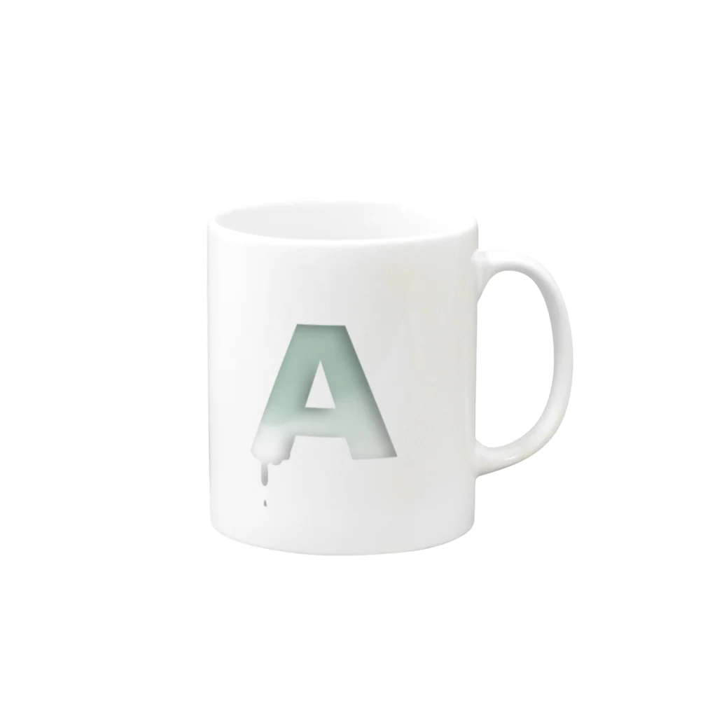 あろえのA+ Mug :right side of the handle