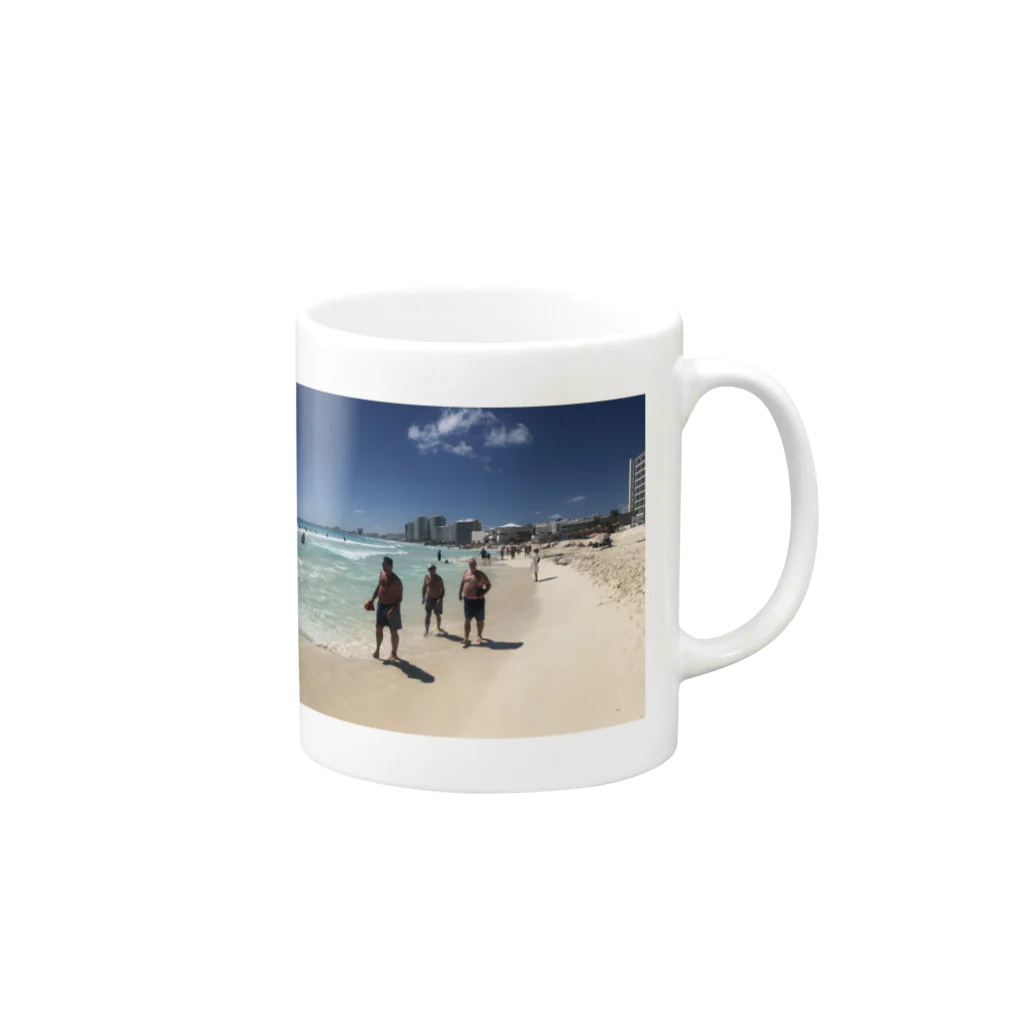 unregaloのrelax by the sea Mug :right side of the handle