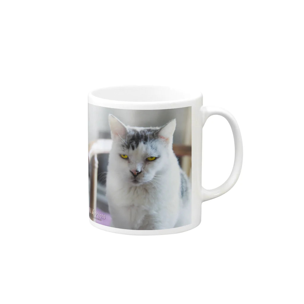 NK−Photoの猫神様降臨 Mug :right side of the handle