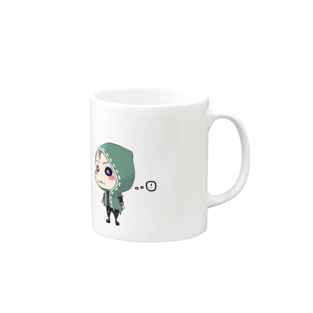 たらこ。のぽへくん Mug :right side of the handle