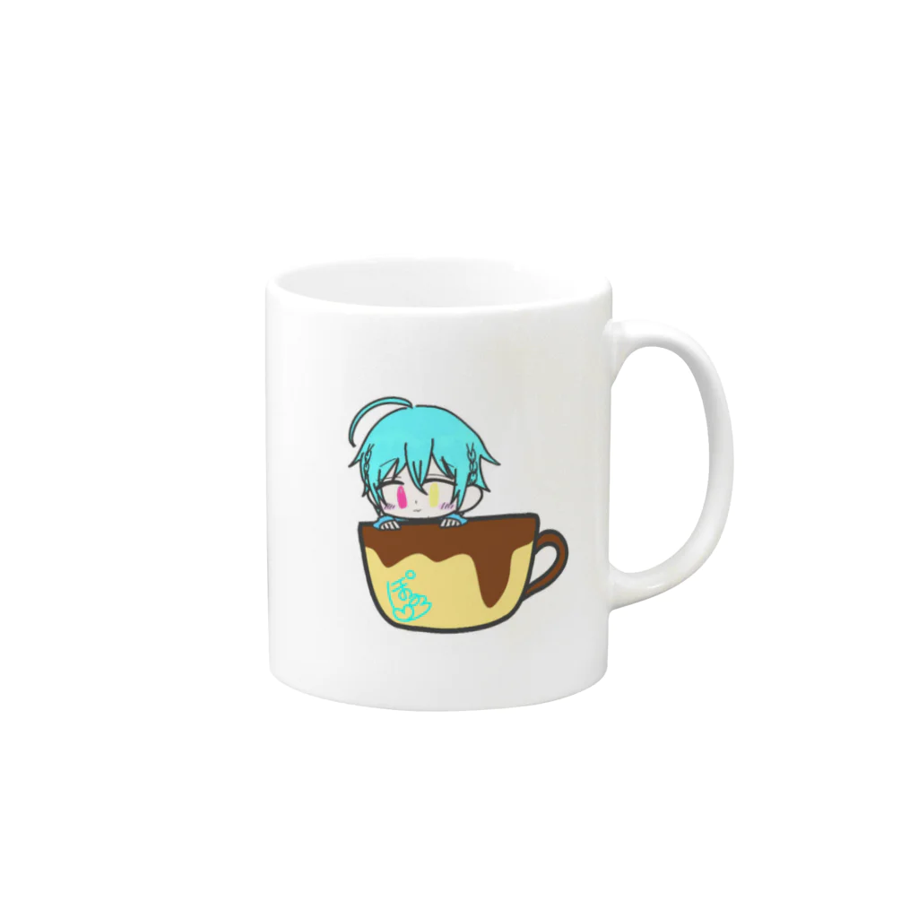 ぽるろのマグカップぽるろグッズ Mug :right side of the handle