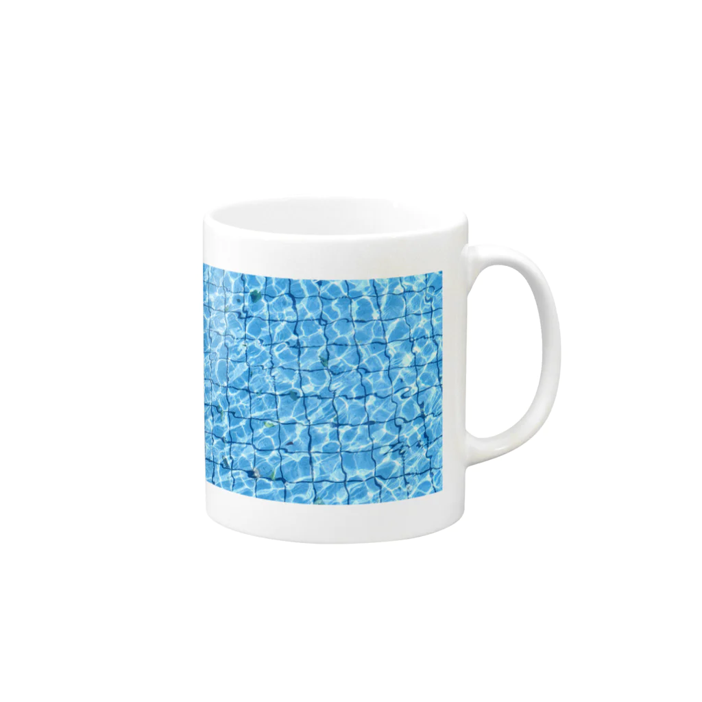 Ryota Kawasakiのpool Mug :right side of the handle