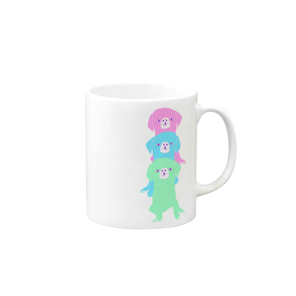 NIKORASU GOのゆめかわラブラ（Tシャツ・パーカー・グッズ・ETC） Mug :right side of the handle