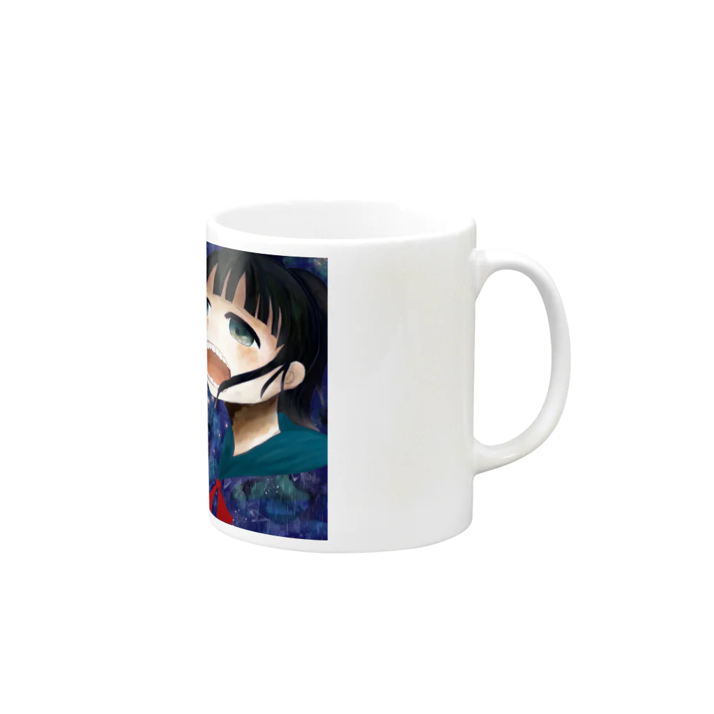 兎に角の星空 Mug :right side of the handle