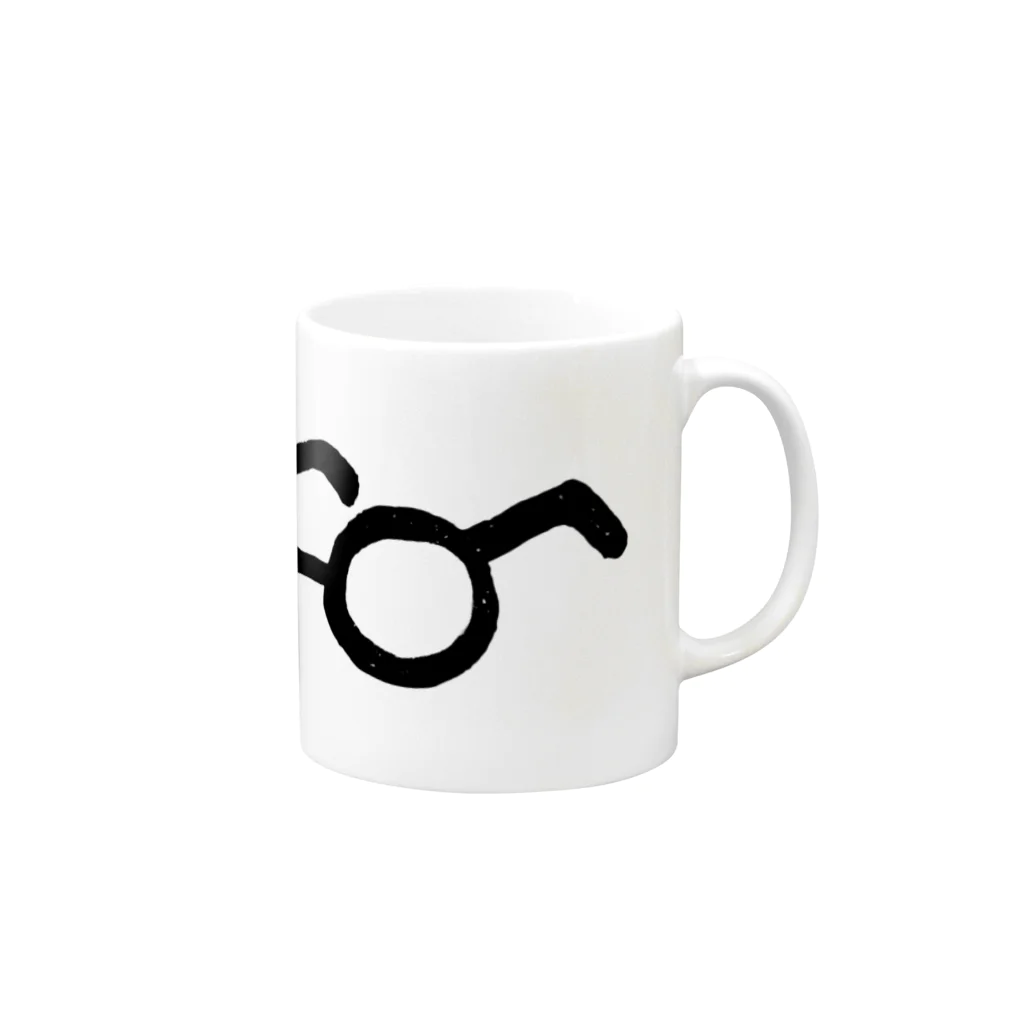 ONIKÜ  designのONIKÜ めがね Mug :right side of the handle