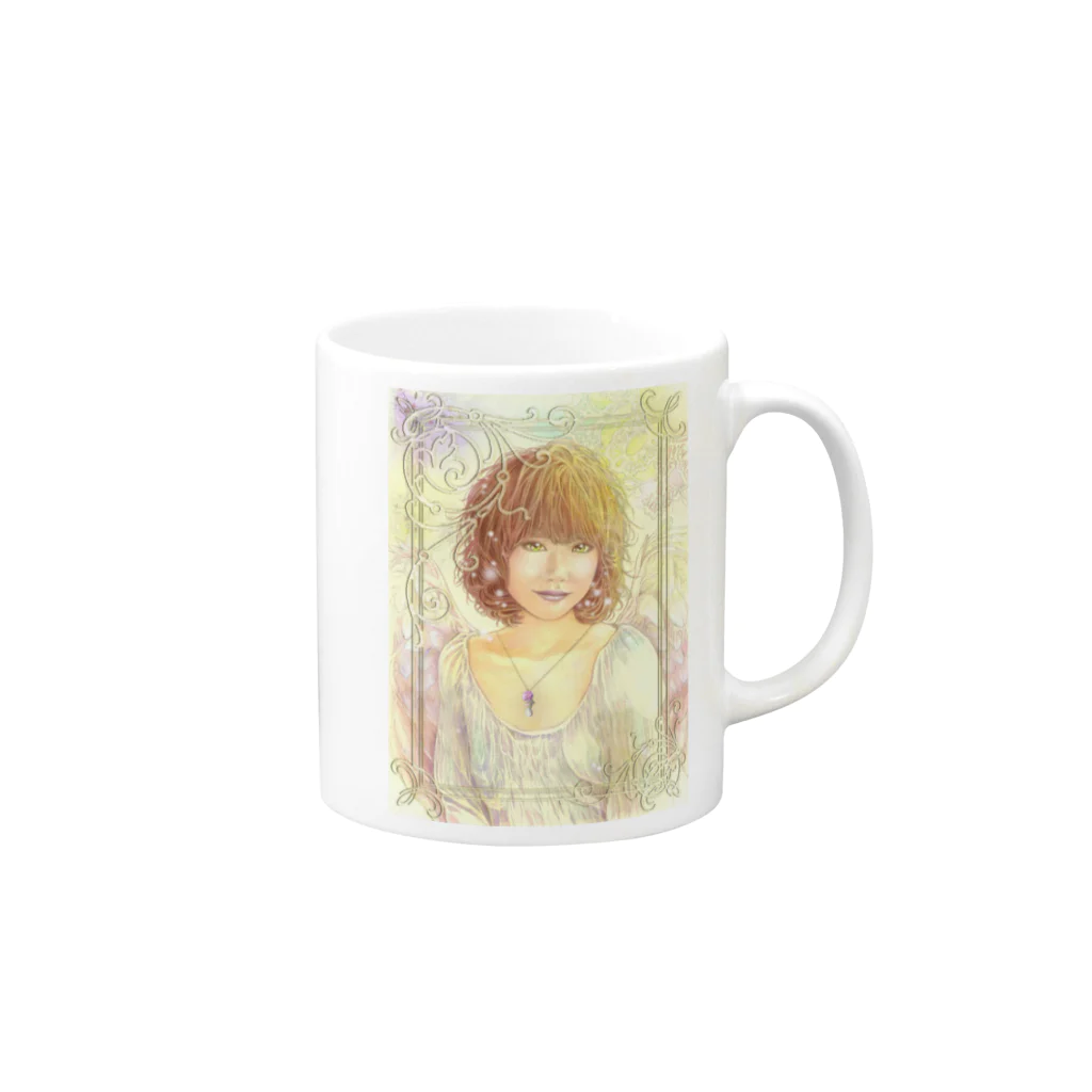 nanaのlady-nada Mug :right side of the handle