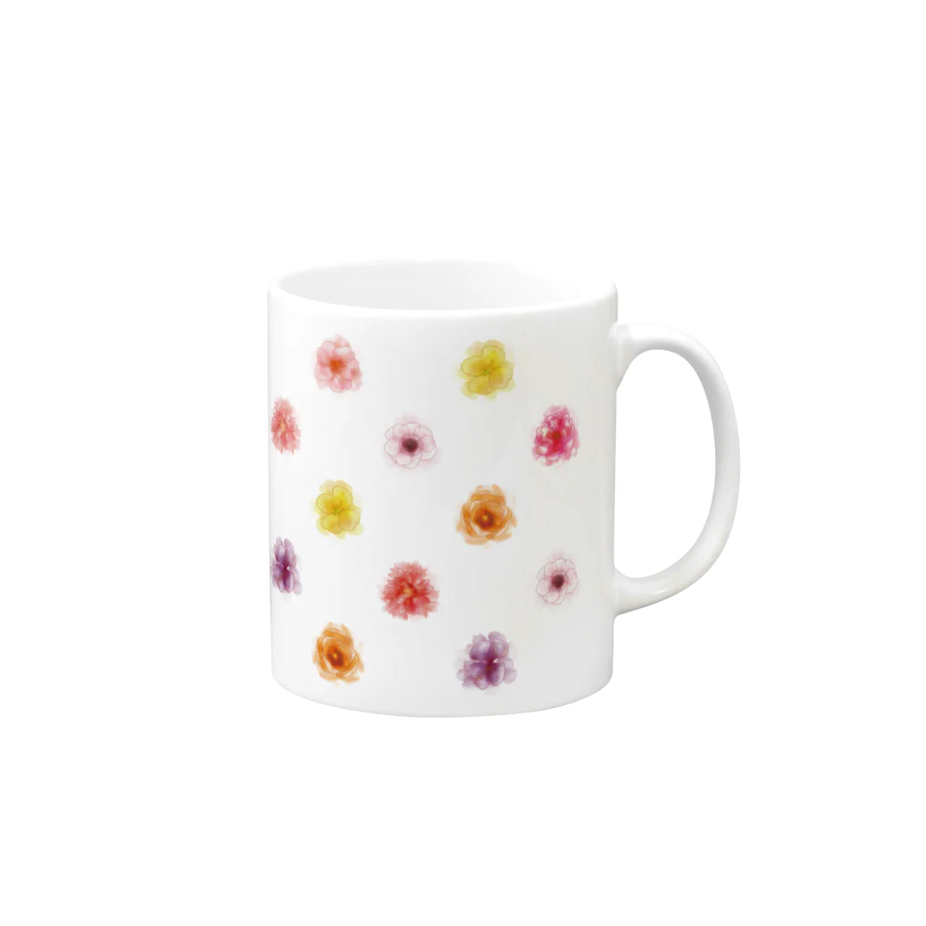 AttentIの春のお花 Mug :right side of the handle