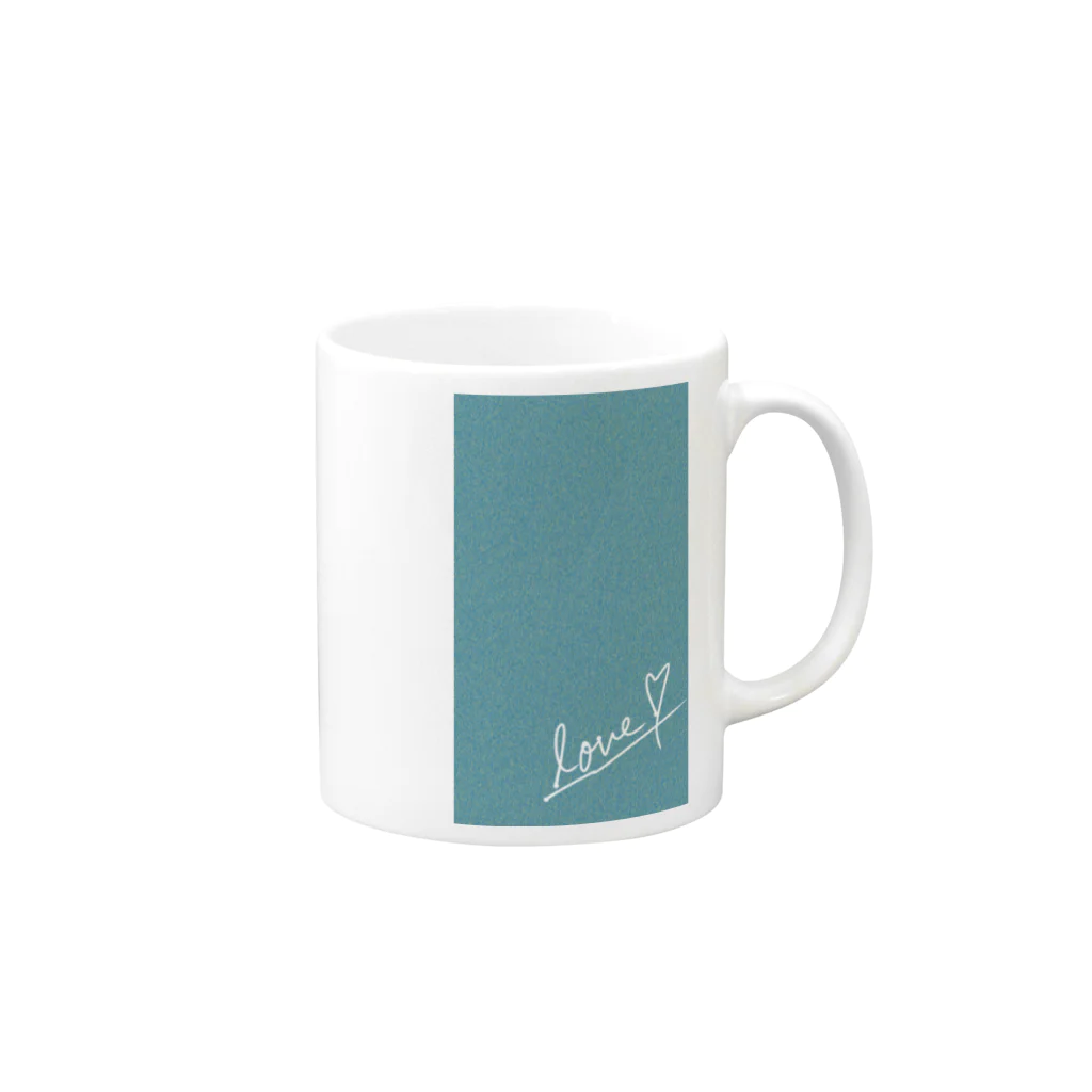 Torokuma.cのLove  Mug :right side of the handle