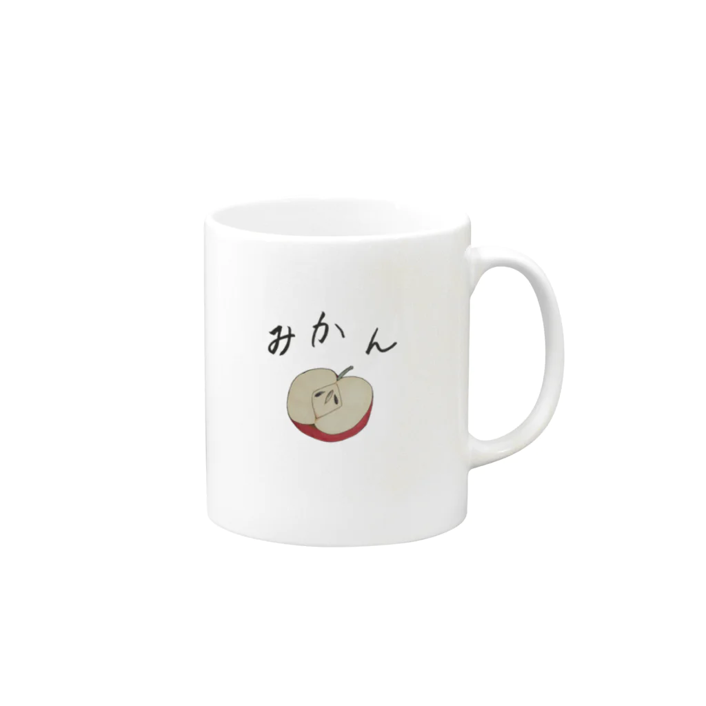 書く描く二人。のそんなバナナ Mug :right side of the handle