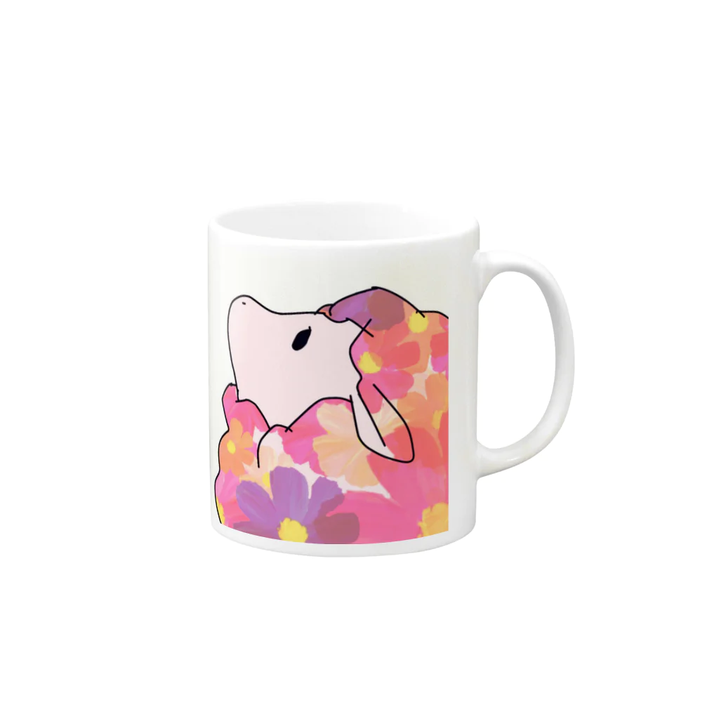 hotmilkの夢見るひつじ Mug :right side of the handle