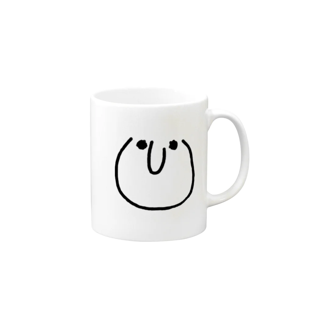 TINTINKENのぷるぷるU Mug :right side of the handle