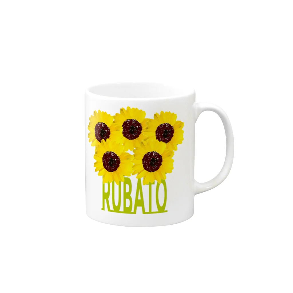 Thank you for your timeの♪RUBATO Mug :right side of the handle