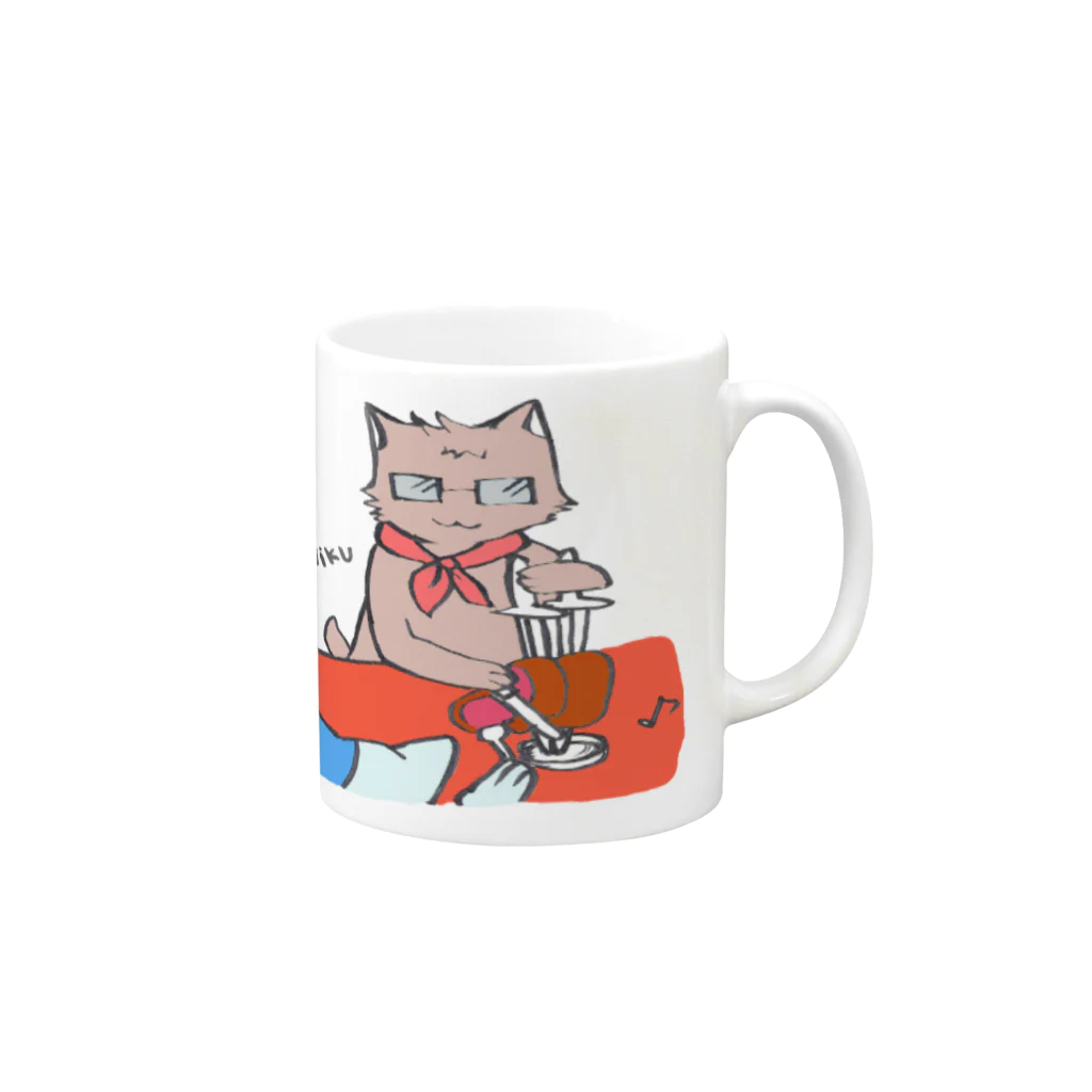 さくらんぼねこのさくらんぼねこコレクション2 Mug :right side of the handle