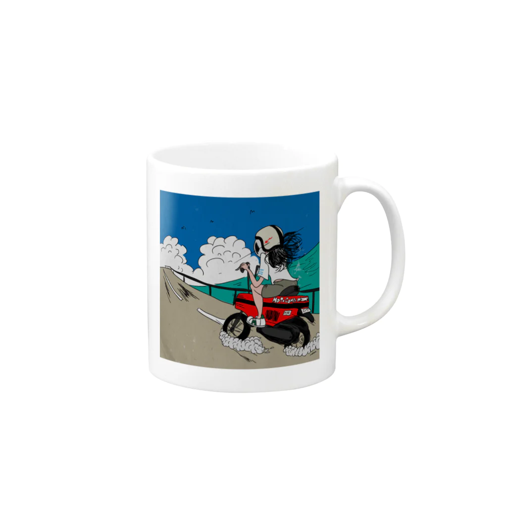 monkeytunerecordsのI Want Sunny Beach Mug :right side of the handle