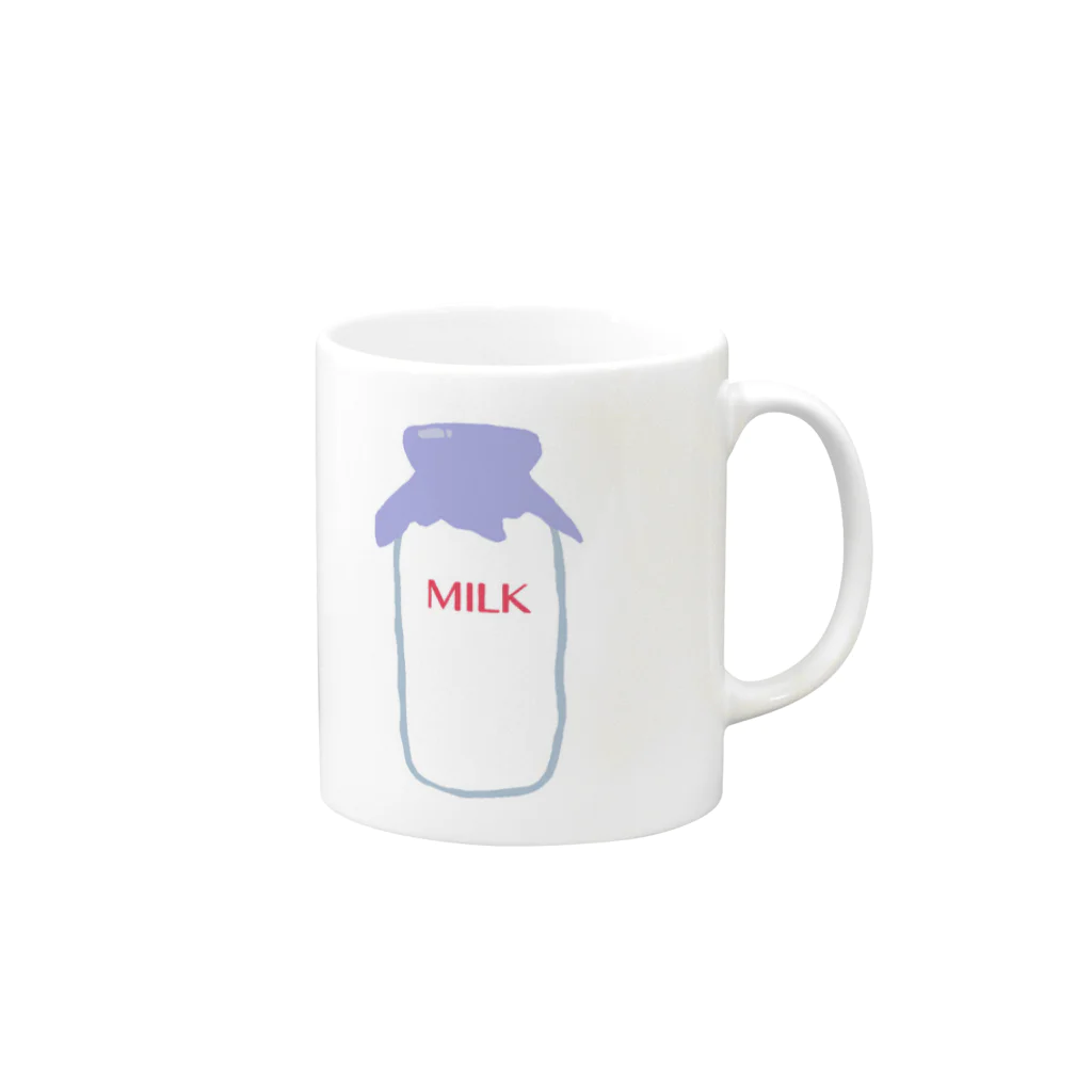 TokkoshopのMILK マグカップの取っ手の右面