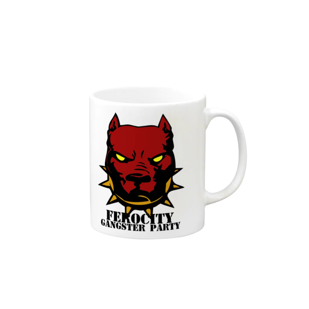 JOKERS FACTORYのFEROCITY Mug :right side of the handle