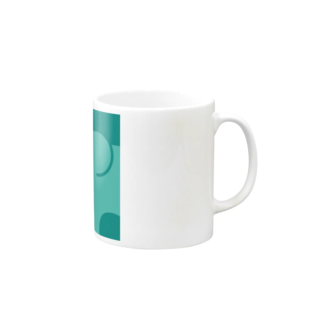 おつくつんのがんばるぞいクラブ Mug :right side of the handle