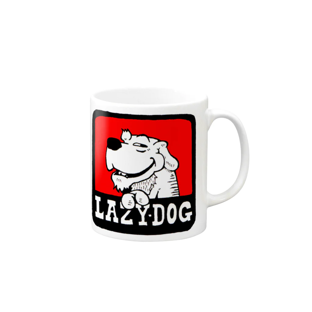 LAZY DOG ＣＯＭＰＡＮＹのlazydog Mug :right side of the handle