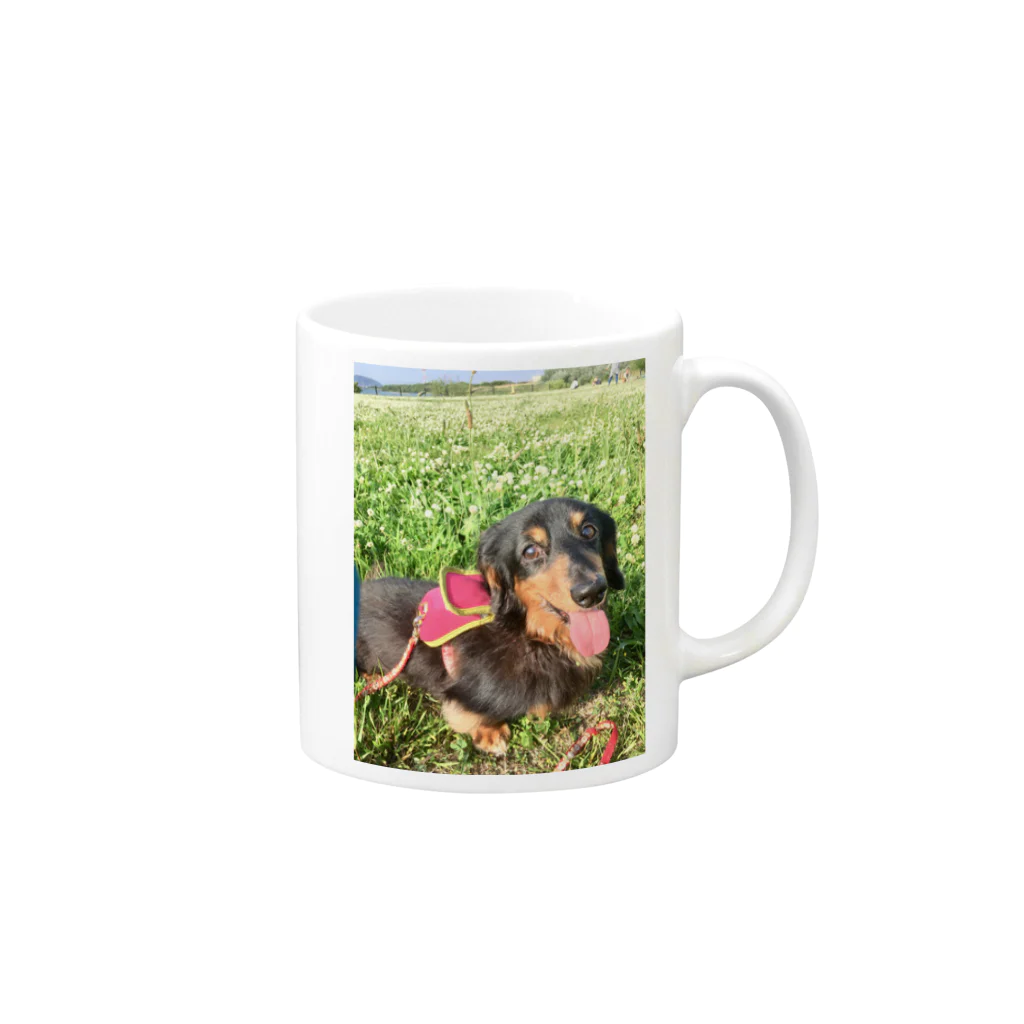generalの満足犬 Mug :right side of the handle