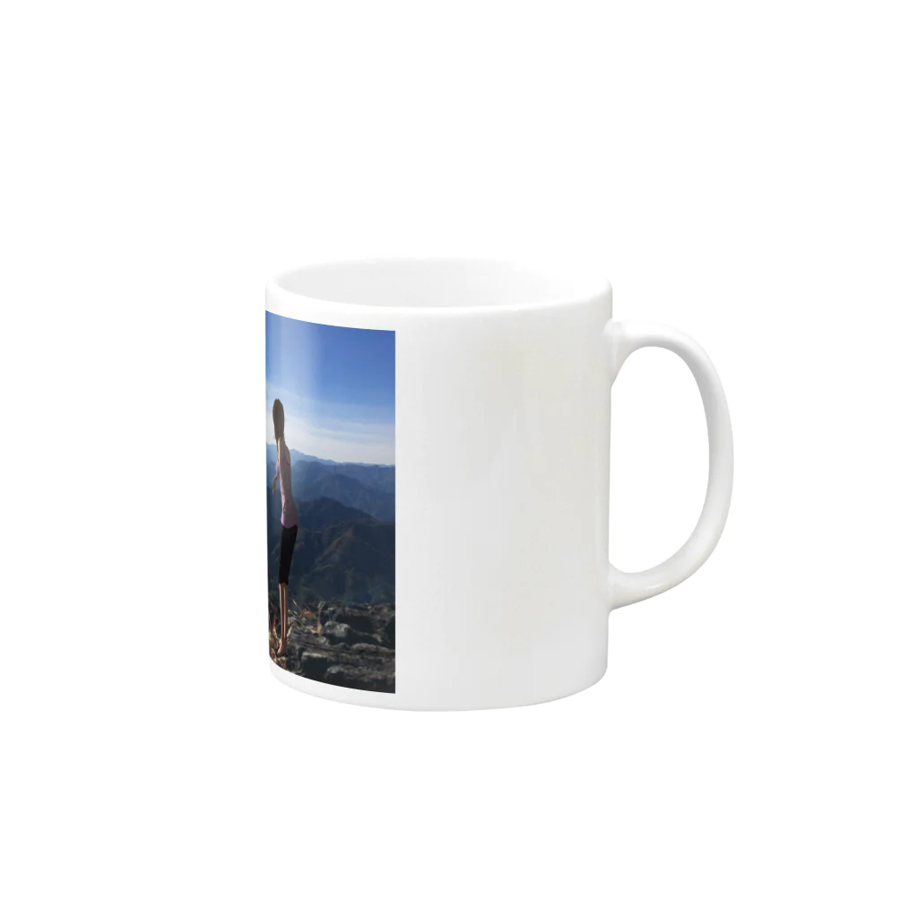 Masakiの山から景色を眺める Mug :right side of the handle