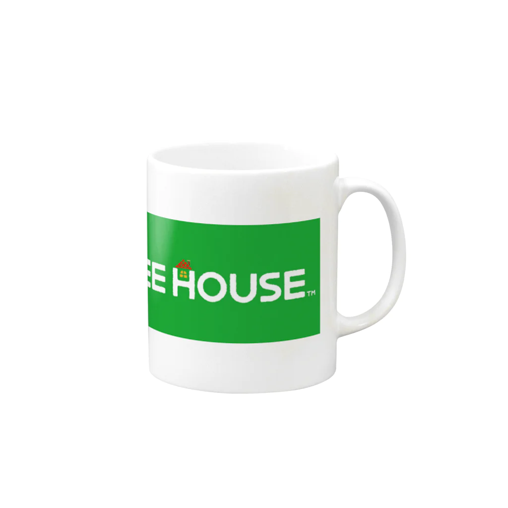 ぼくのツリーハウスのMYTREEHOUSEマグカップ Mug :right side of the handle
