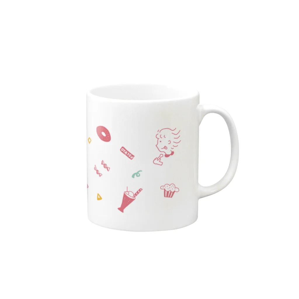 KIKOのgirls love sweets oyatsu Mug :right side of the handle