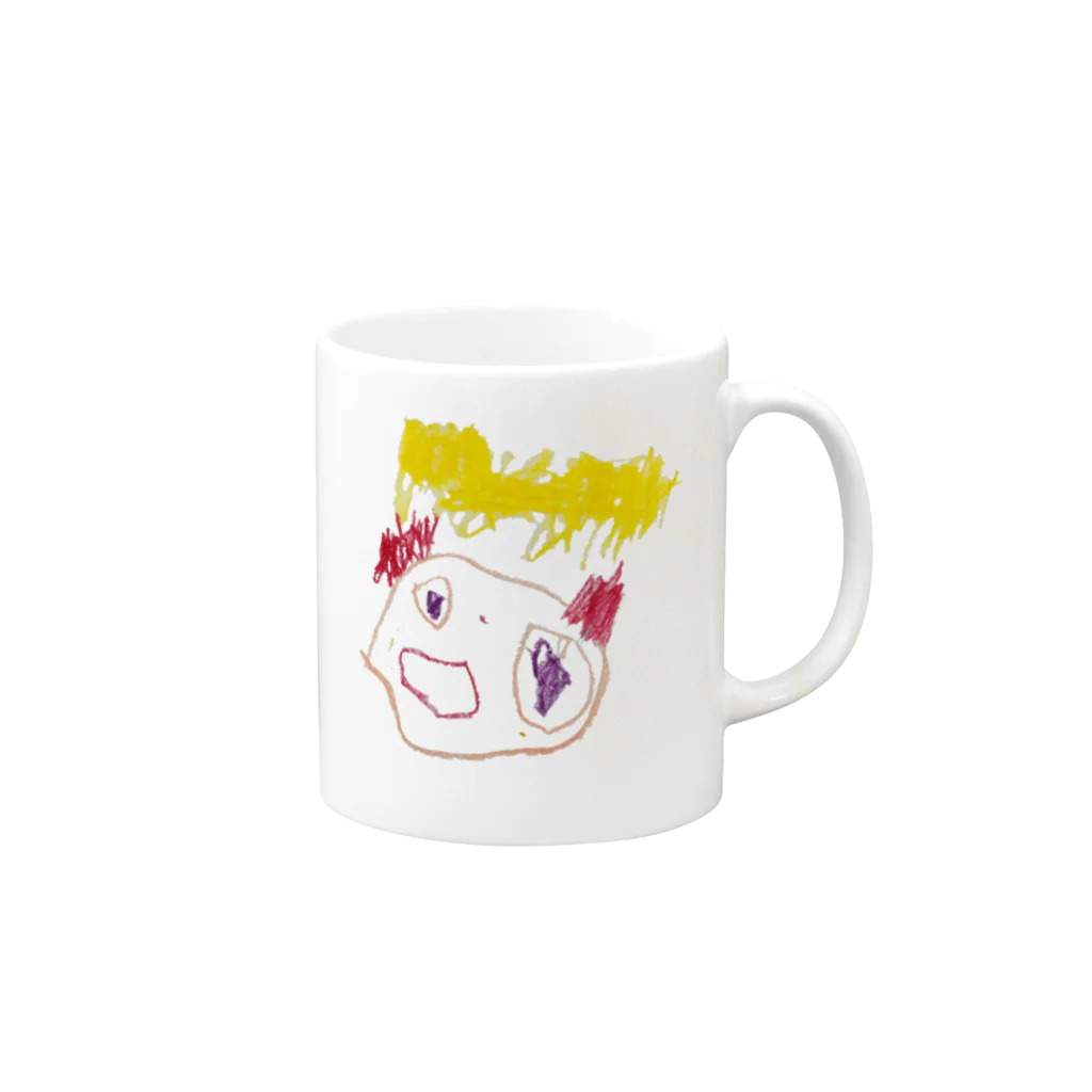 Vinca Storeの怒った母 Mug :right side of the handle