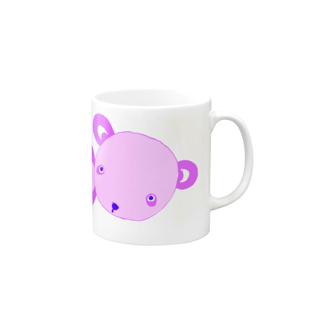 NIKORASU GOのゆめかわパンダ Mug :right side of the handle