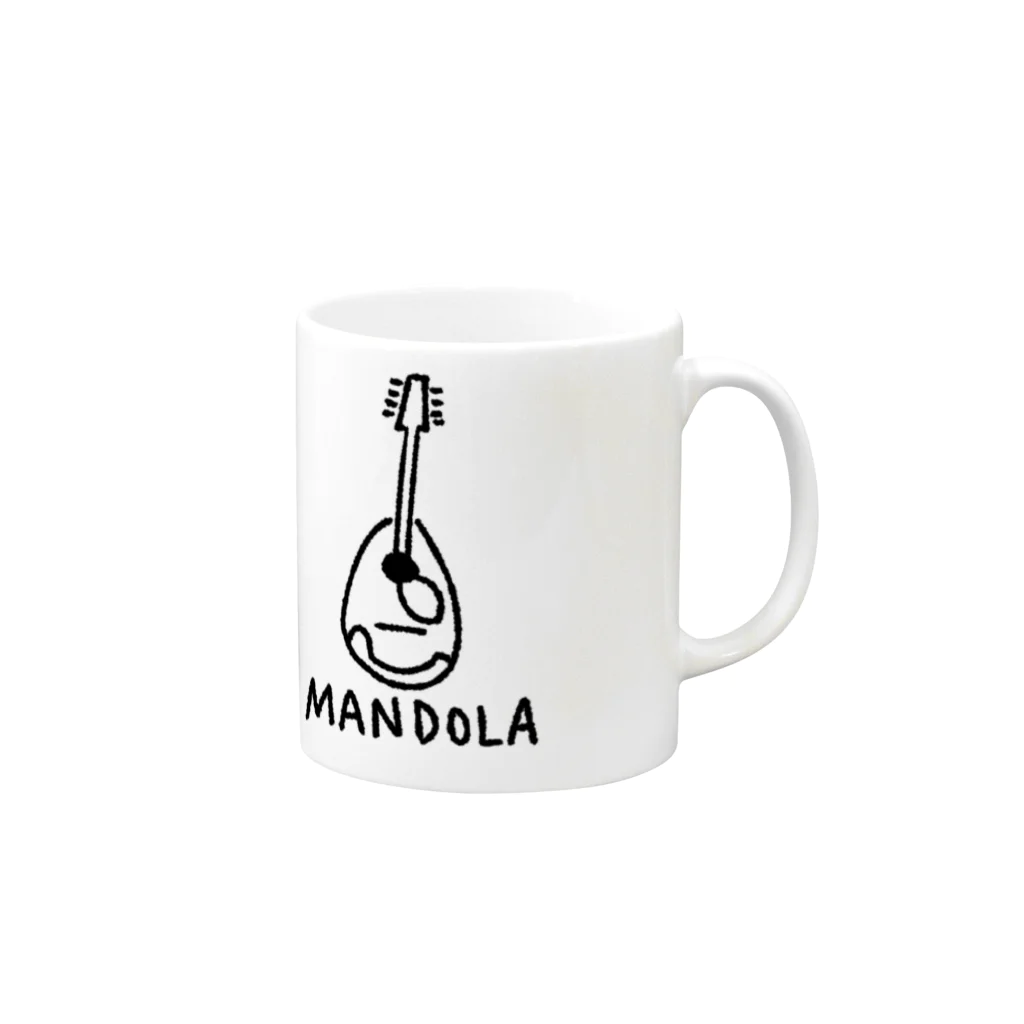 ふくはな工房のMANDOLA Mug :right side of the handle