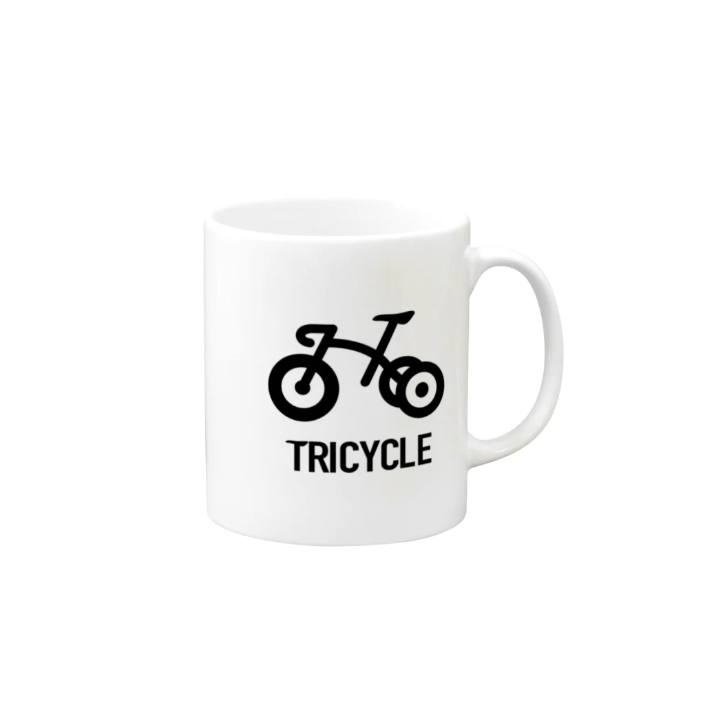 TricycleのTricycle公式アイテム Mug :right side of the handle