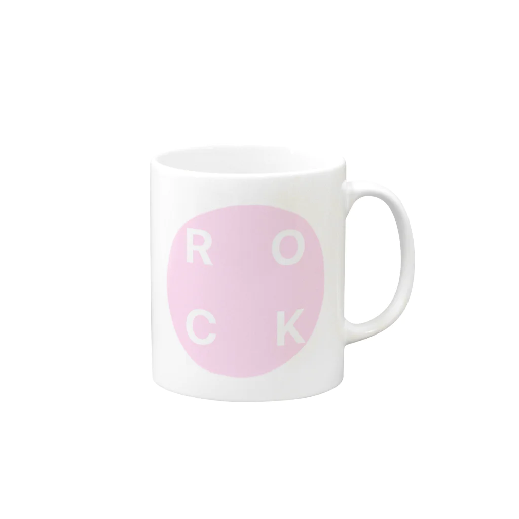 arryararryarのROCK Mug :right side of the handle