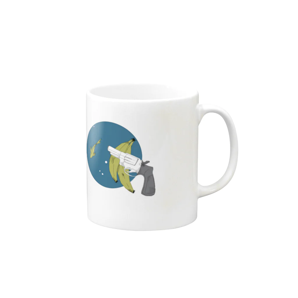 あおいのバナナフィッシュ　BANANAFISH Mug :right side of the handle