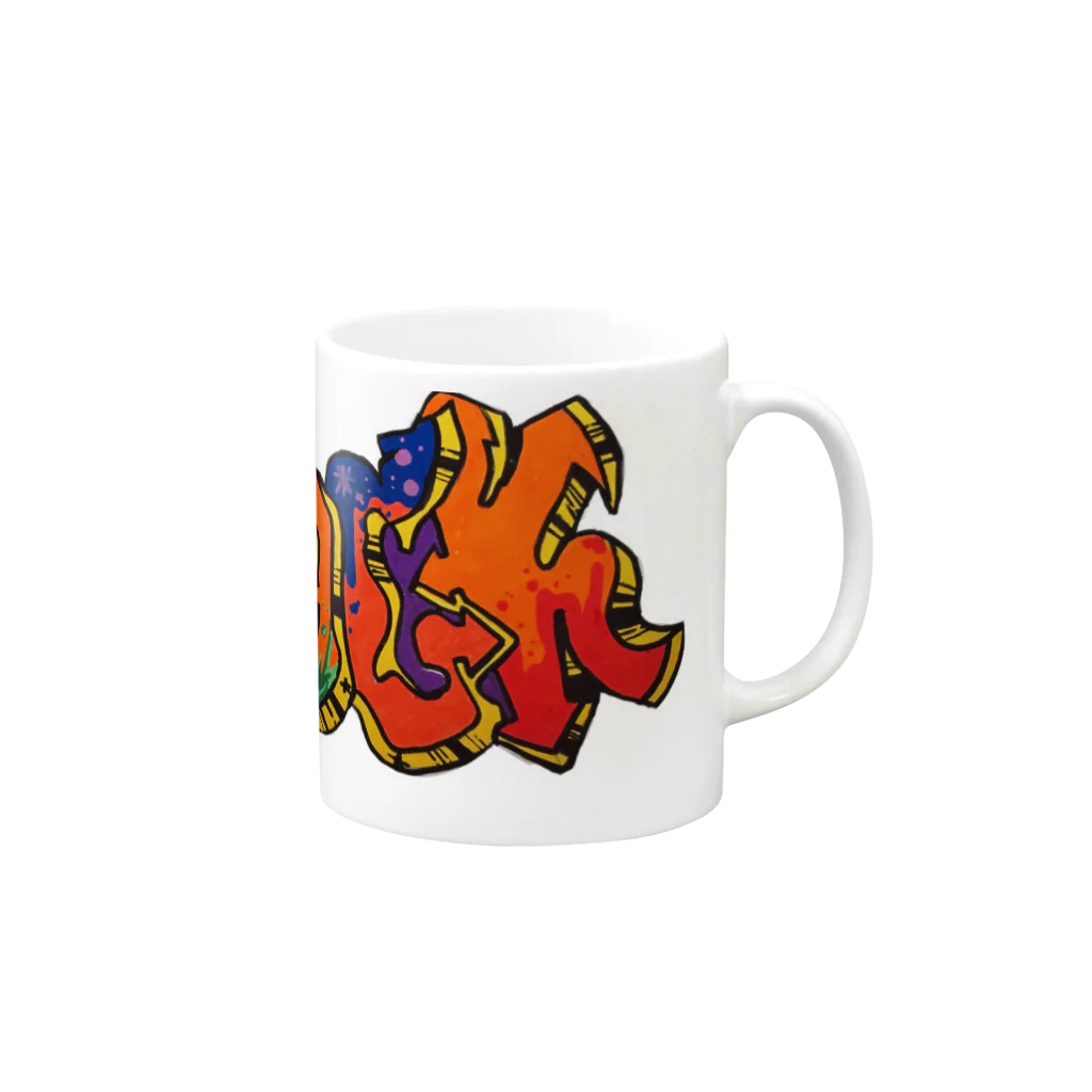 レジ打ちファンタジスタのROCK Mug :right side of the handle