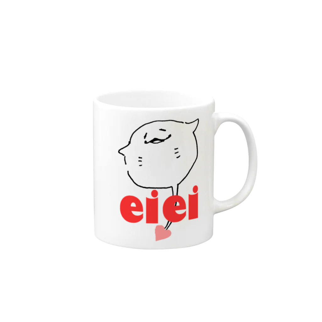 さつきのeiei Mug :right side of the handle