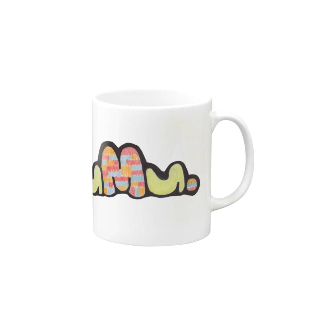 N子の絵日記の長考入りまーす。（元気ばーじょん） Mug :right side of the handle