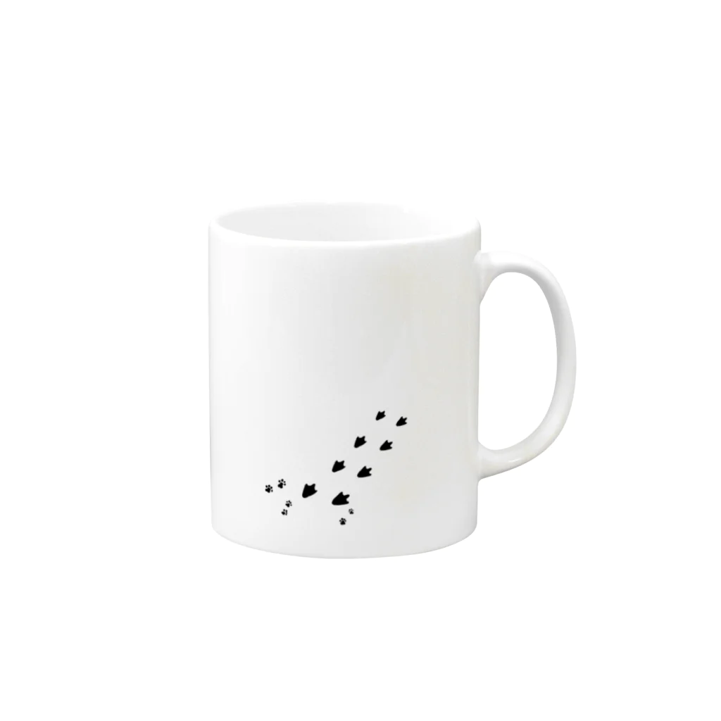 となり町のペントロー。の子守りのペントロー Mug :right side of the handle