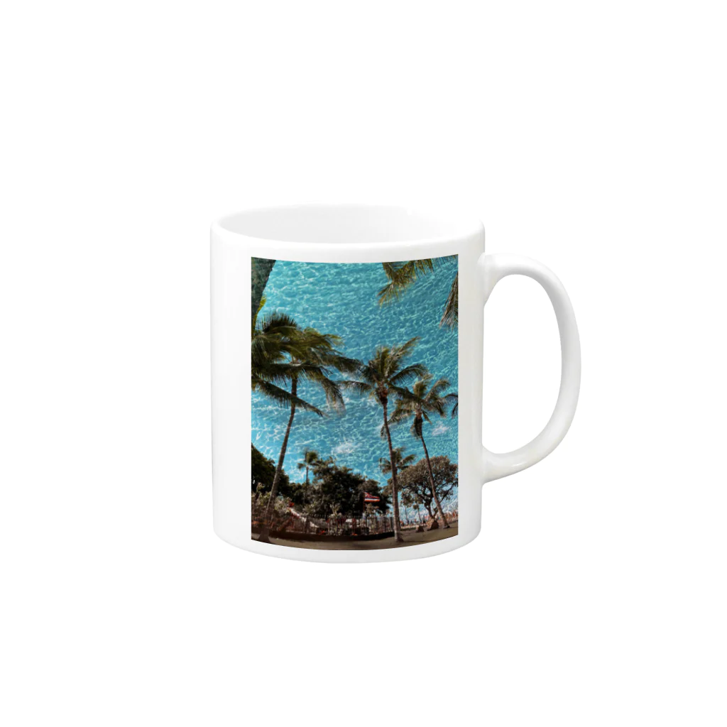 Good Vibes OnlyのHawaiian Dreams Mug :right side of the handle