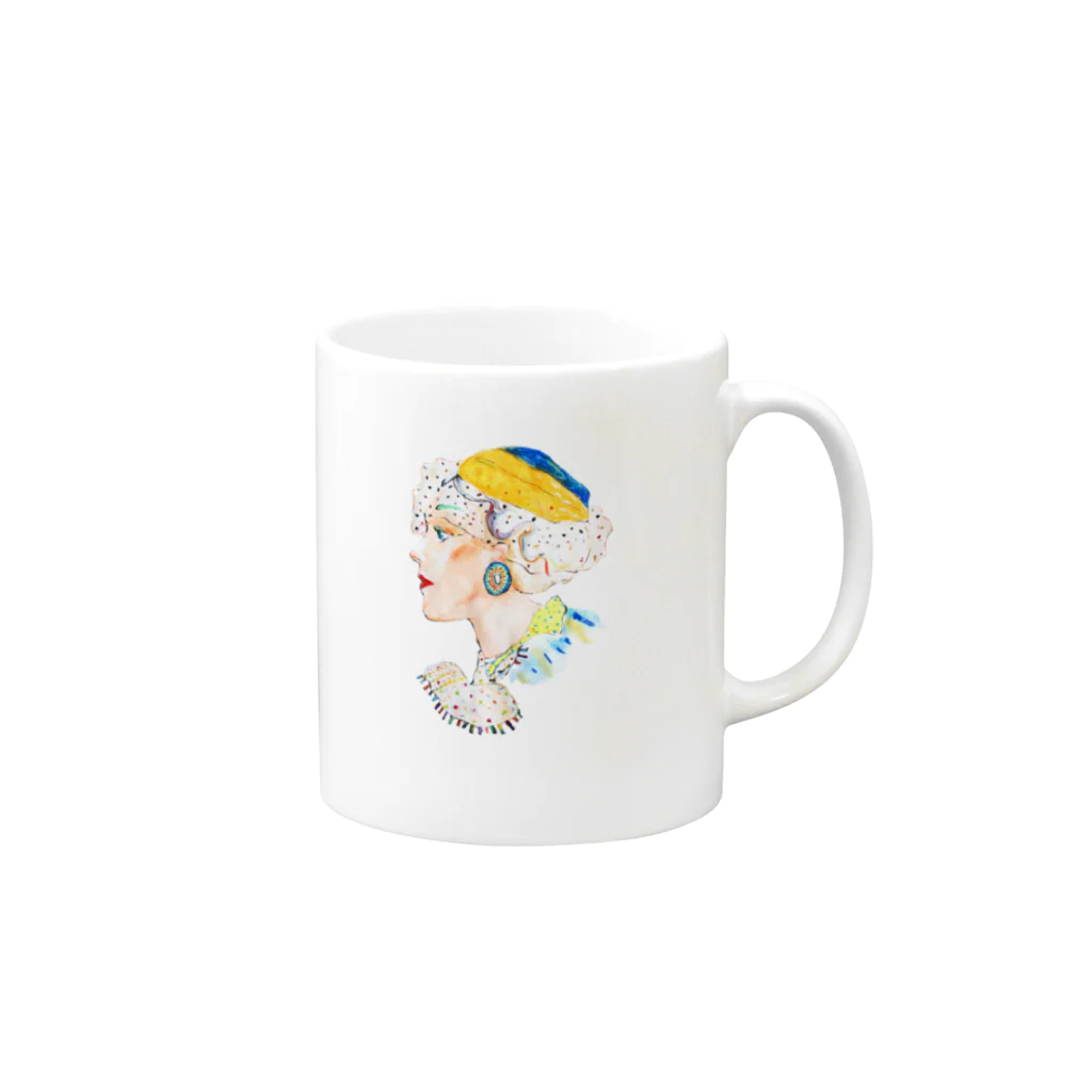 sasamanaのARISTOCRAT Mug :right side of the handle