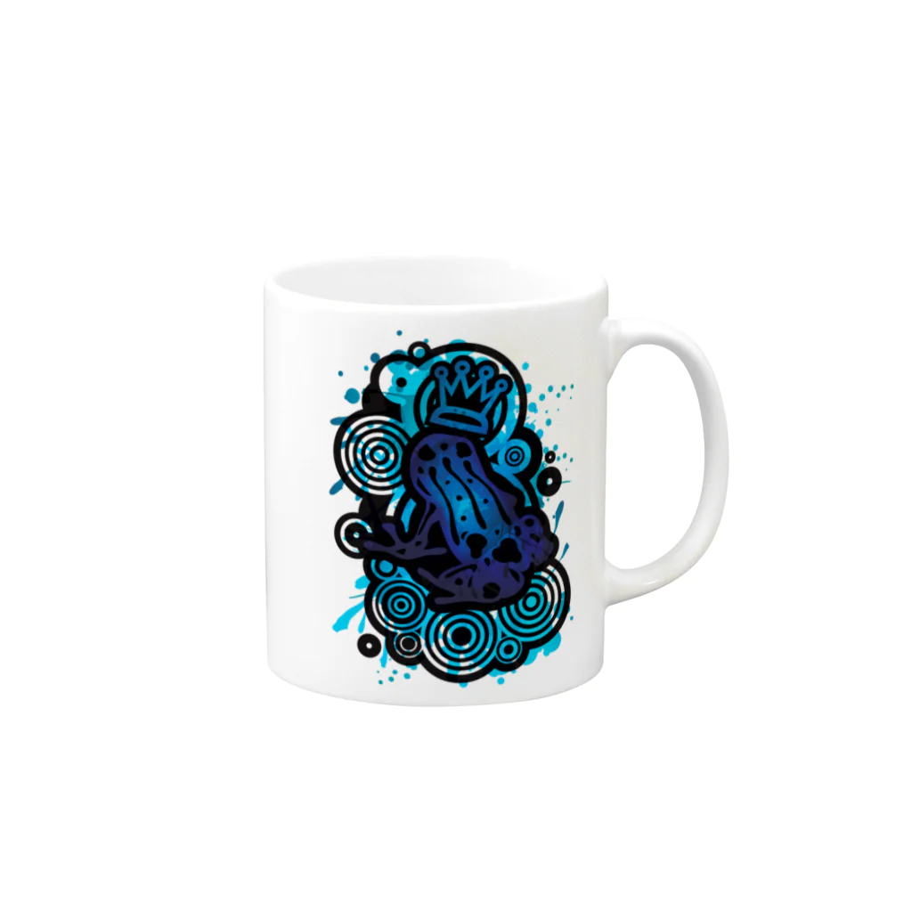 AURA_HYSTERICAのPoison_dart_frog Mug :right side of the handle