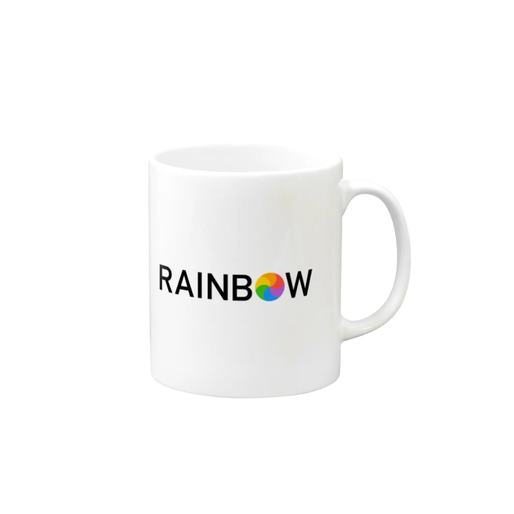 dgdgdgdgのRAINBOW Mug :right side of the handle