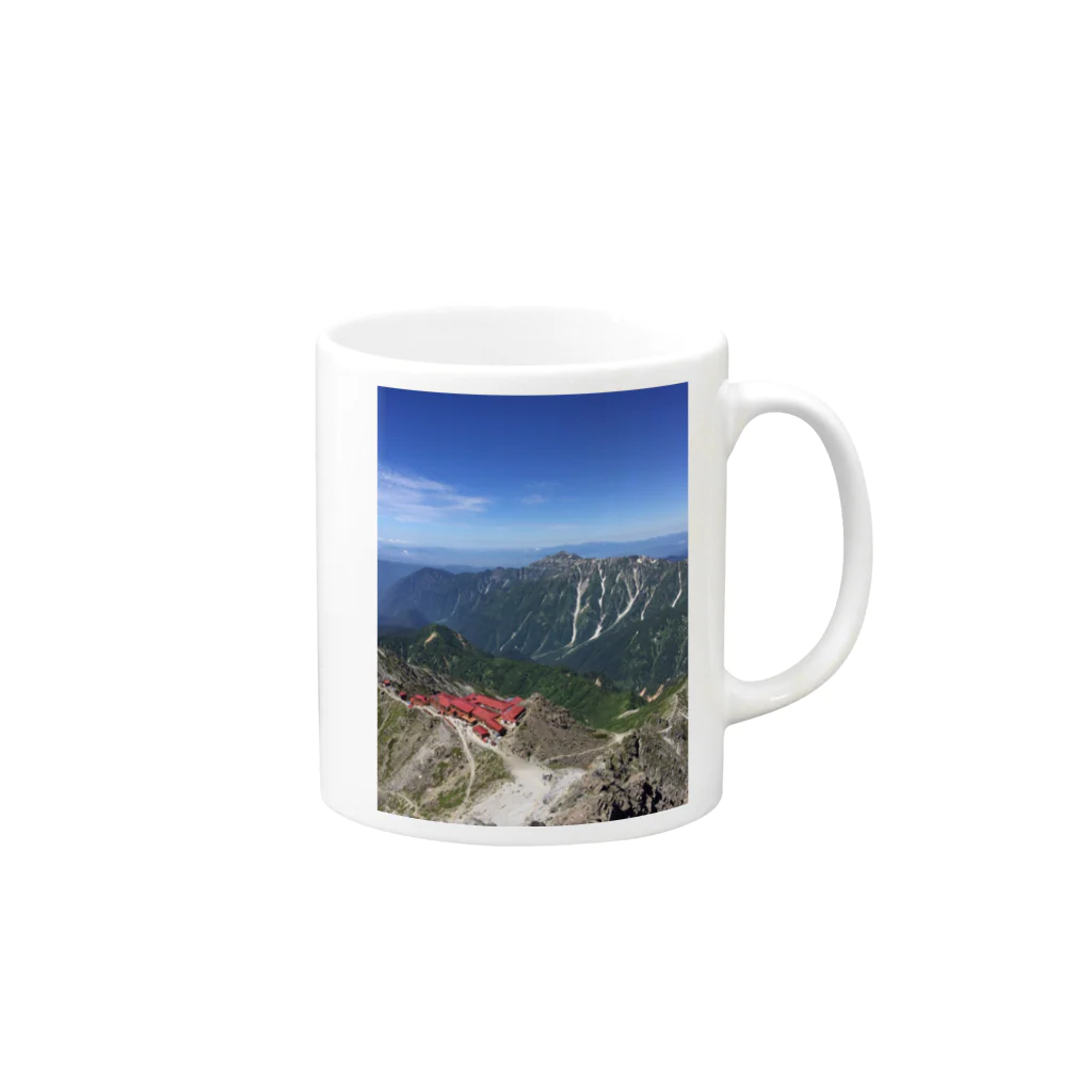 TENSHONの山岳２ Mug :right side of the handle