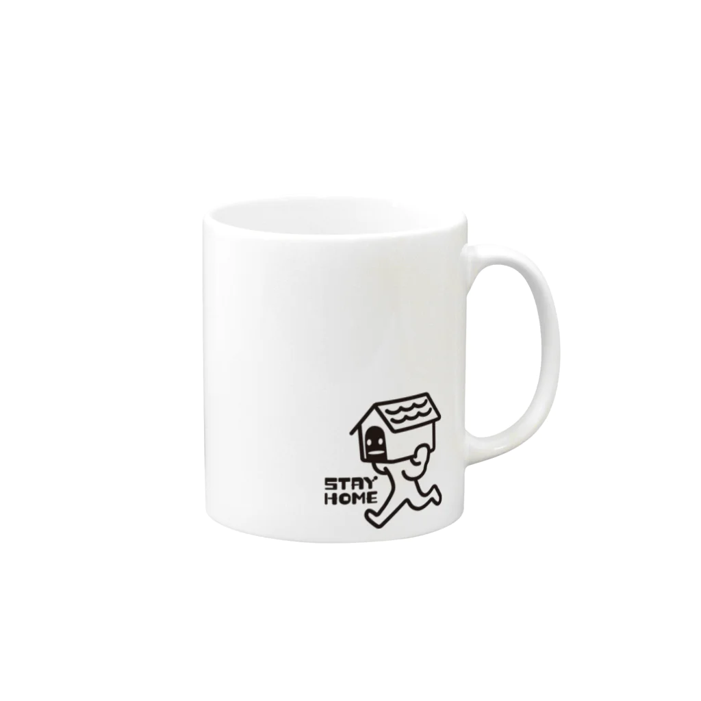 しゃもじ屋のすていほーむ君 Mug :right side of the handle