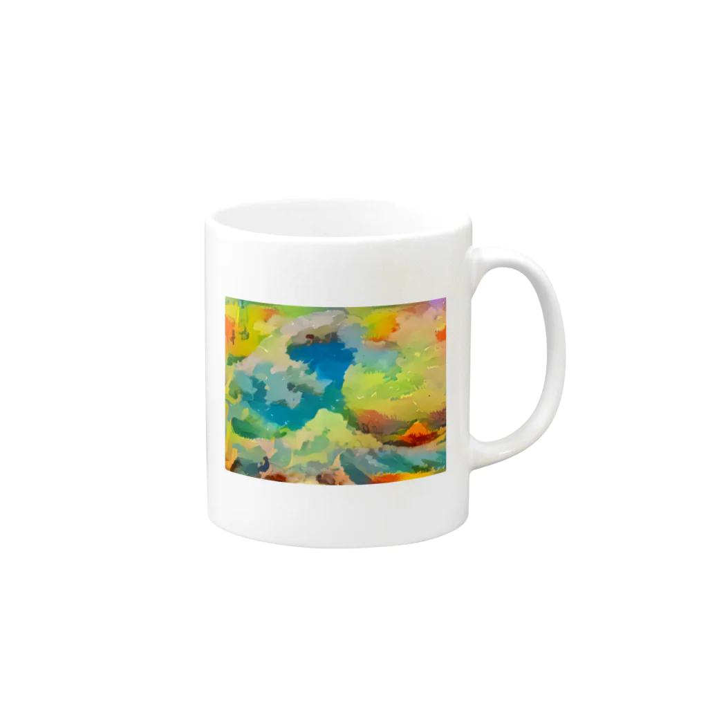 みらのCOLORS Mug :right side of the handle