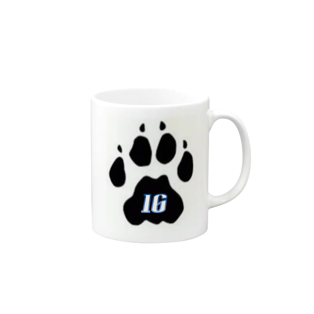 okj1016のCHEETAH 16 Mug :right side of the handle