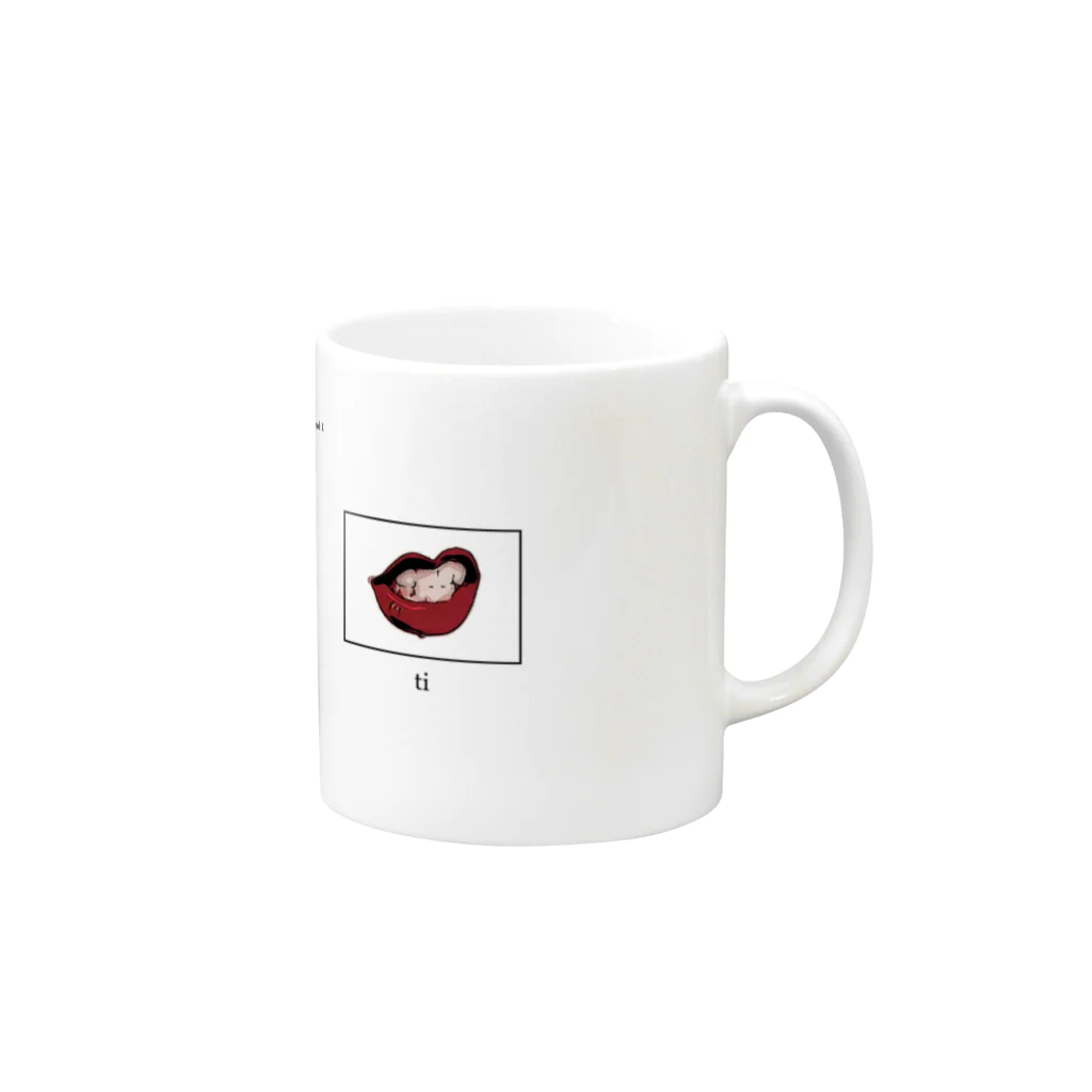 ant!のsymbol Mug :right side of the handle