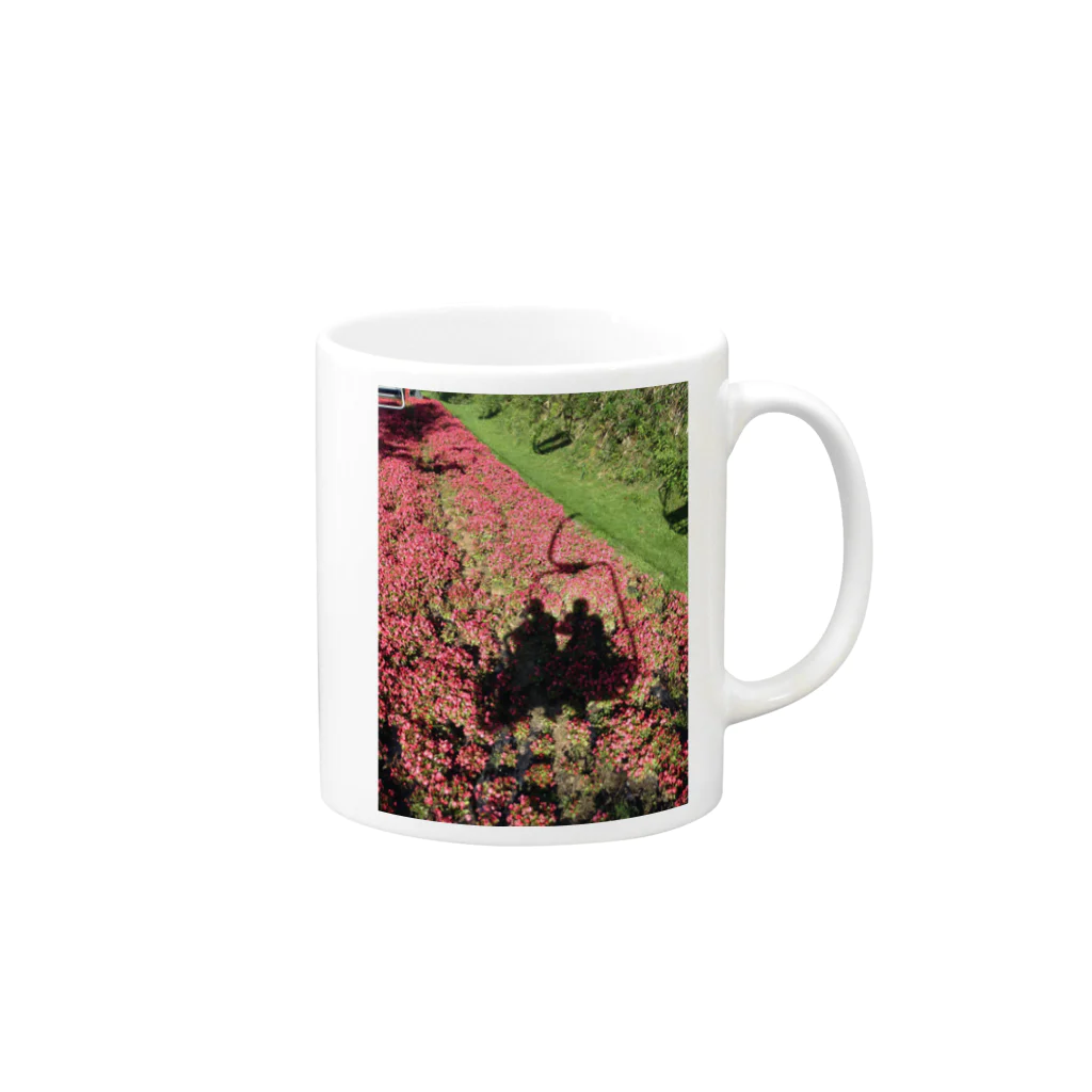 935maronの花畑バージンロード Mug :right side of the handle