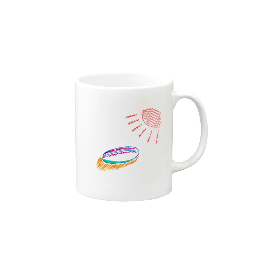 Bakery-Sの日光浴コッペパン Mug :right side of the handle