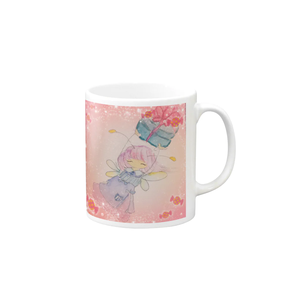 Rigelworksのフェアリーリムリム Mug :right side of the handle