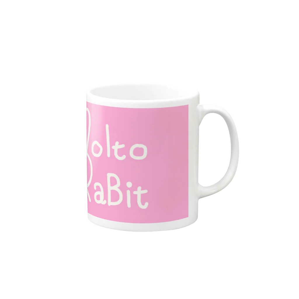 MoltoRaBitのMoltoRaBitロゴカップ Mug :right side of the handle