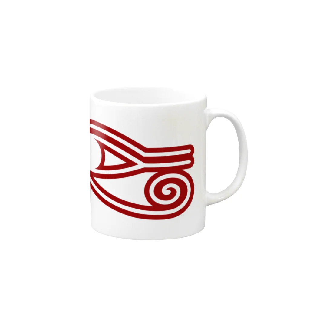 AURA_HYSTERICAのEye_of_Horus Mug :right side of the handle